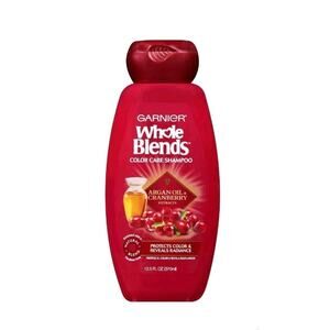 Garnier, Whole Blends Shampoo with Color Care 12.5 fl oz Argan Oil & Cranberry